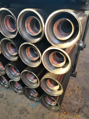 High Steel Water Well Drill Pipe Od 114mm 4 1/2&quot; Remet Länge 6000mm